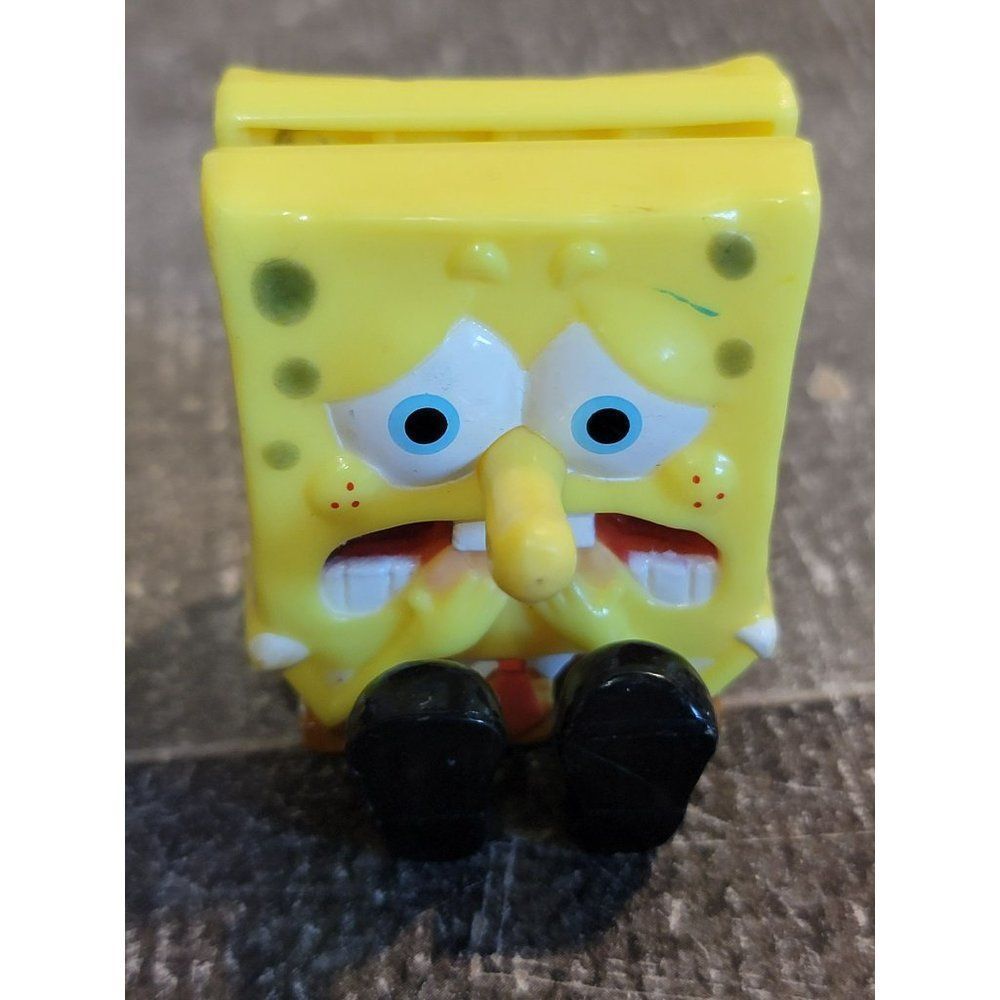 Burger King‎ 2001 viacom SpongeBob scared toy figure